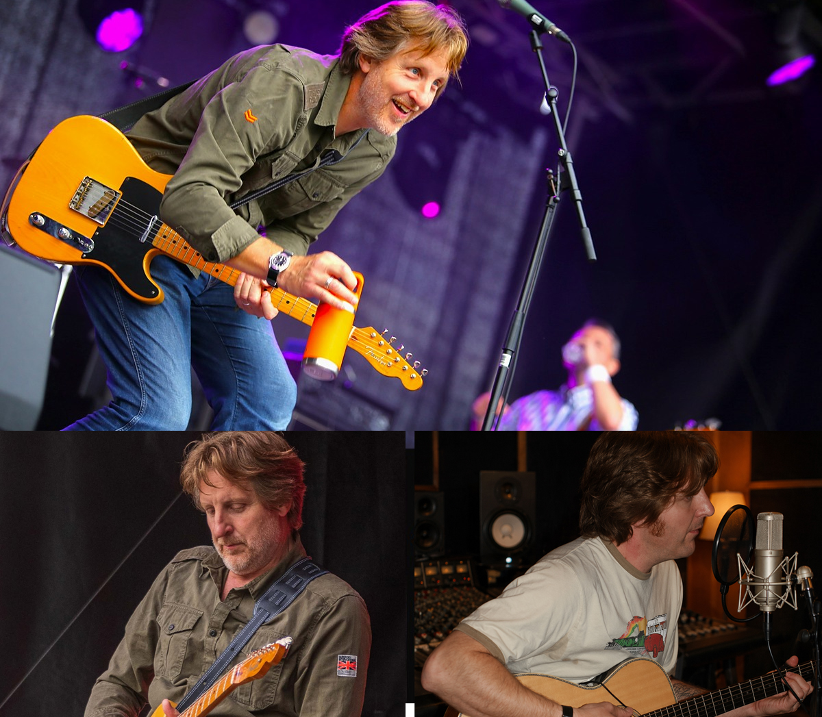 Paul Haidon performing live and recording in the studio